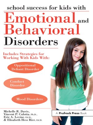 cover image of School Success for Kids With Emotional and Behavioral Disorders